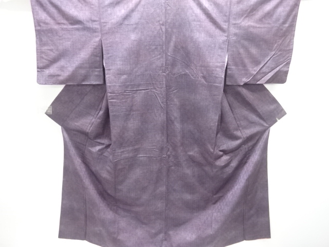 JAPANESE KIMONO / TSUMUGI / WOVEN STRIPE